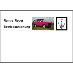 Range Rover Betriebsanleitung