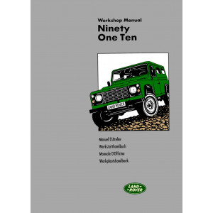Land Rover NINETY ONE TEN - Augabe 1989 Werkstatthandbuch