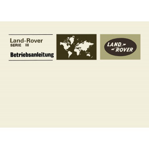 Land Rover Serie 3 Betriebsanleitung