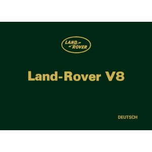 Land Rover V8 Betriebsanleitung