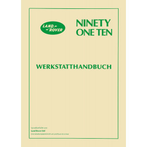 Land Rover NINETY ONE TEN Werkstatthandbuch