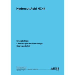 Aebi HC44 Hydrocut Ersatzteilliste