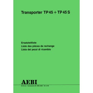 Aebi TP45 und TP45S Ersatzteilliste
