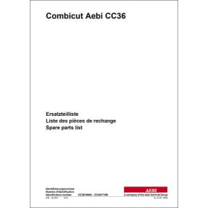 Aebi CC36 Combicut Ersatzteilliste