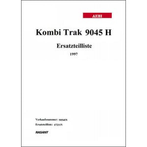 Aebi 9045H Kombi Trak Ersatzteilliste