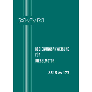 MAN 8515M 172  Dieselmotor Betriebsanleitung