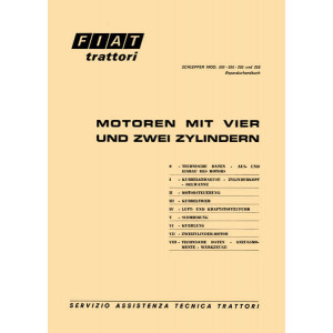 Fiat Traktor Motoren mit 4 und 2 Zylindern Reparaturanleitung