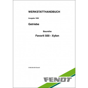 Fendt Favorit 500 Xylon Werkstatthandbuch