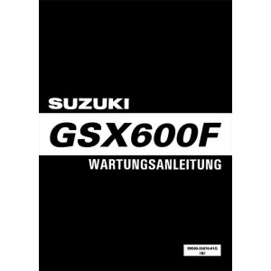 Suzuki GSX600F Reparaturanleitung
