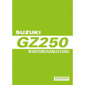 Suzuki GZ250 Reparaturanleitung