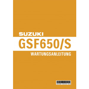 Suzuki GSF650S Reparaturanleitung
