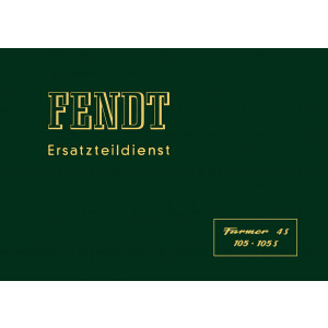 Fendt Farmer 4S 105 und 105S Ersatzteilkatalog