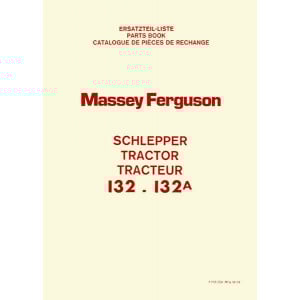 Massey-Ferguson MF132 und MF132A Ersatzteilkatalog