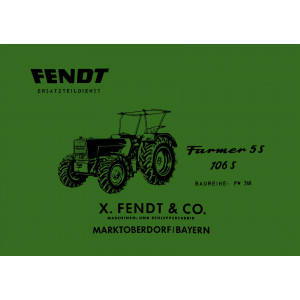 Fendt Farmer 5S 106S FW268 Ersatzteilkatalog
