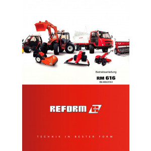Reform RM 616 Betriebsanleitung