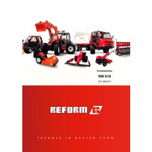 Reform RM 616 Ersatzteilliste