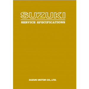 Suzuki Motorcycle Service Specifications 1979