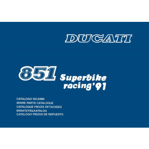 Ducati 851 Superbike Racing Ersatzteilkatalog