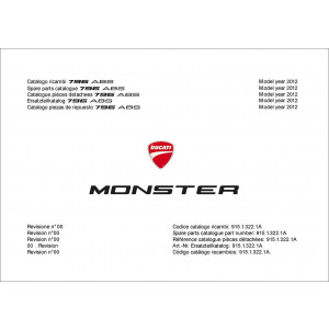 Ducati  796 ABS Monster Ersatzteilkatalog