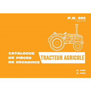 Renault R7050 und R7052 Ersatzteilkatalog
