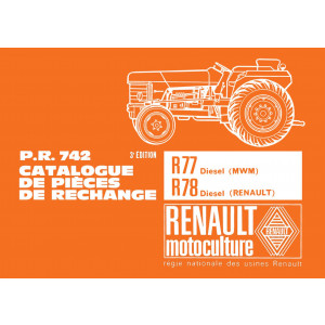 Renault R77 Diesel und R78 Diesel Ersatzteilkatalog