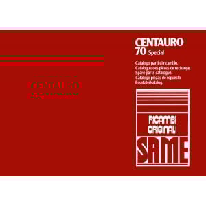 Same Centauro 70 Special Ersatzteilkatalog