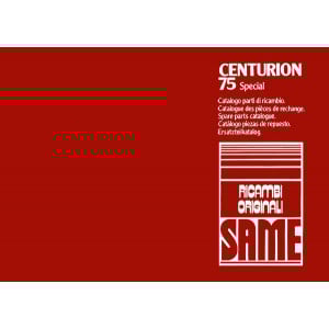 Same Centurion 75 Special Ersatzteilkatalog