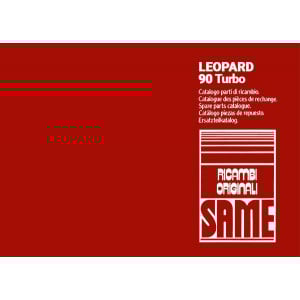 Same Leopard 90 Turbo Ersatzteilkatalog