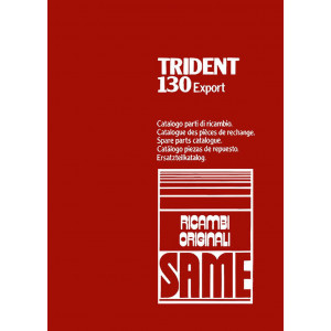 Same Trident 130 Export Ersatzteilkatalog