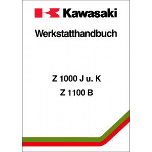 Kawasaki Z1000J Z1000K Z1100B Werkstatthandbuch
