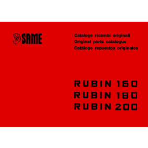 Same Rubin 160 180 200 Ersatzteilkatalog