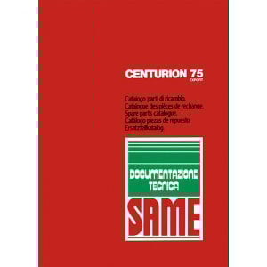 Same Centurion 75 Export Ersatzteilkatalog