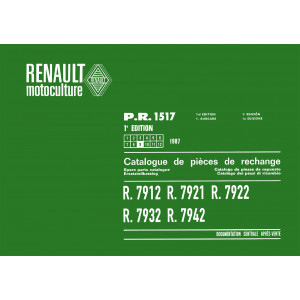 Renault R7912 R7921 R7922 R7932 R7942 Ersatzteilkatalog