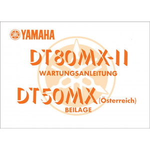 Yamaha DT80MX und DT80MX-II Reparaturanleitung