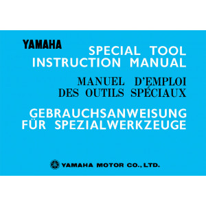 Yamaha Klassische Motorräder, Gebrauchsanweisung für Spezialwrkzeuge