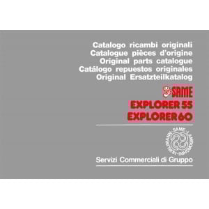 Same Explorer 55 und 60 Ersatzteilkatalog