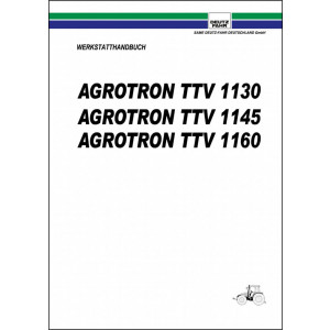 Deutz Fahr Agrotron TTV1130 TTV1145 TTV1160 Reparaturanleitung