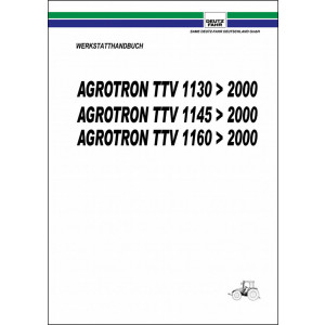 Deutz Fahr Agrotron TTV 1130 1145 1160 - Ab Nr. 2000 Reparaturanleitung
