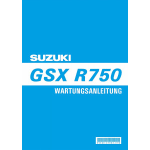 Suzuki GSX R750 Reparaturanleitung