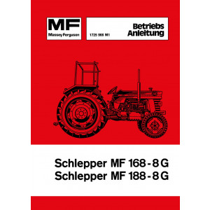 Massey-Ferguson MF168-8G und MF188-8G Betriebsanleitung