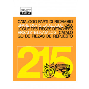 Fiat Traktor 215 Ersatzteilkatalog