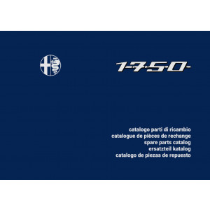 Alfa Romeo 1750, G.T. Veloce & Spider Veloce Ersatzteilkatalog