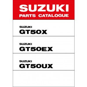 Suzuki GT50X GT50EX GT50UX Parts Catalogue