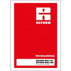 Reform Muli 50 und Muli 150 Betriebsanleitung