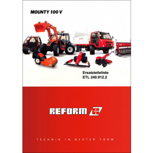 Reform Mounty 100 V Ersatzteilliste