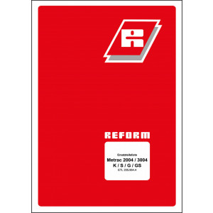 Reform Metrac 2004 und 3004 Ersatzteilliste