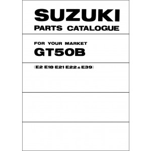 Suzuki GT50B Parts Catalogue
