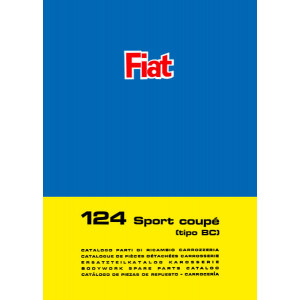 Fiat 124 Sport Coupé (Typ BC) Karosserie Ersatzteilkatalog