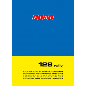 Fiat 128 Rally Karosserie Ersatzteilkatalog