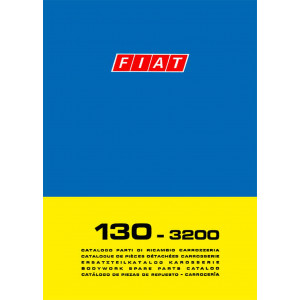 Fiat 130 - 3200 Karosserie Ersatzteilkatalog